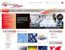 Tablet Screenshot of amplitude-technologies.com